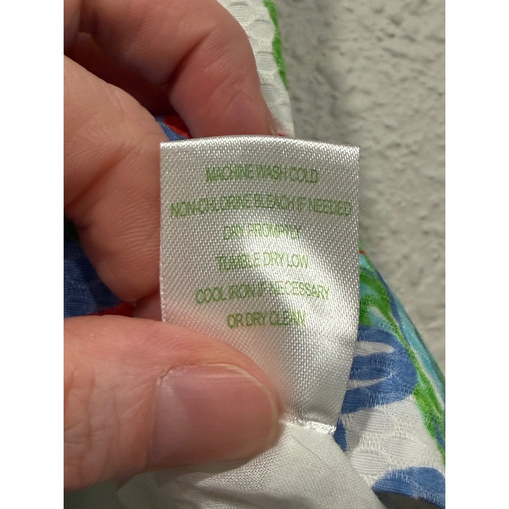 Lilly Pulitzer Lynnie Honeycomb Piqué Floral Mini Skirt 6 Coastal Resort Beach - Picture 6 of 7